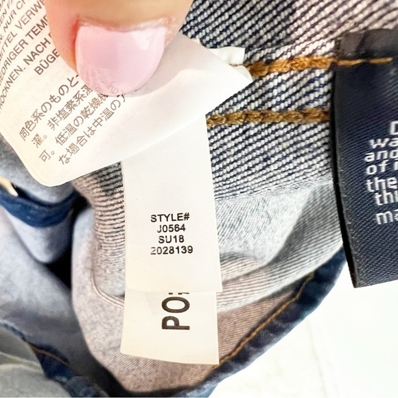 MADEWELL BUTTON FRONT DENIM JEAN SKIRT WOMENS SZ 31 - Picture 6 of 6